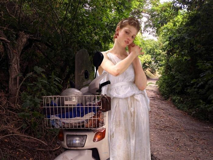 Artist Places People From Classical Paintings Into Modern Reality And They Fit Just Right (25 New Pics)