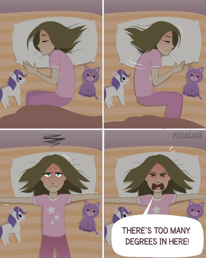 Artist Illustrates In A Fun Way Everyday Life With Her Family And An Adorable Adopted Cat