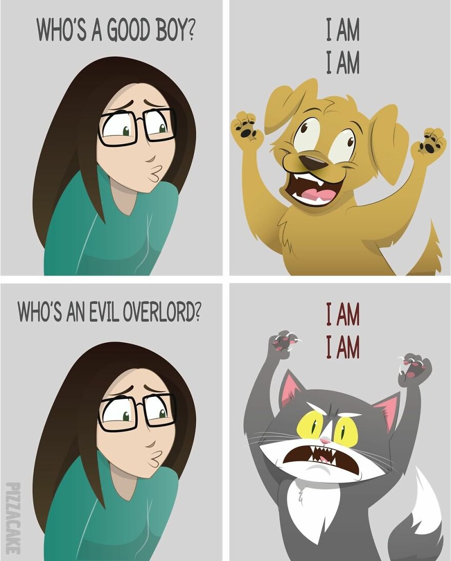 Artist Illustrates In A Fun Way Everyday Life With Her Family And An Adorable Adopted Cat