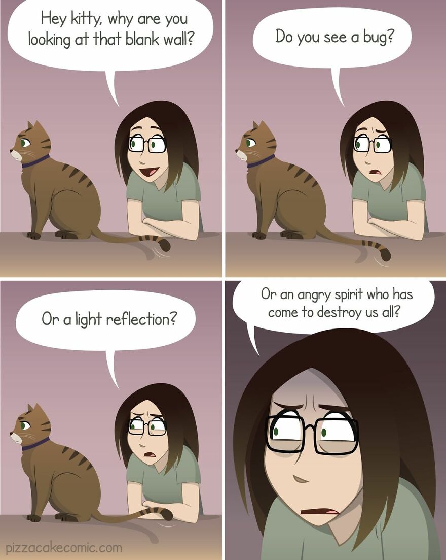 Artist Illustrates In A Fun Way Everyday Life With Her Family And An Adorable Adopted Cat