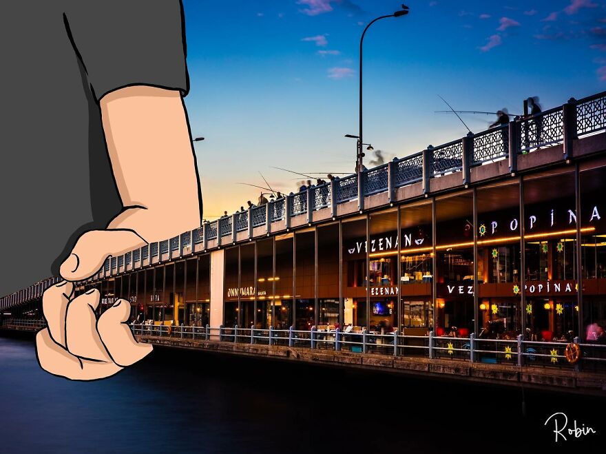 Artist Mixes Digital Illustrations With Real Monuments And The Result Is Incredible