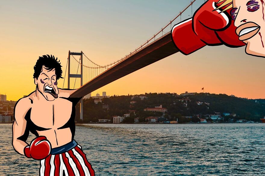 Artist Mixes Digital Illustrations With Real Monuments And The Result Is Incredible