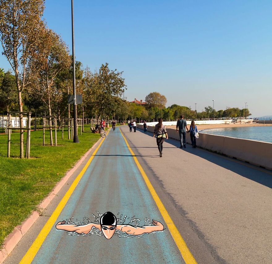 Artist Mixes Digital Illustrations With Real Monuments And The Result Is Incredible