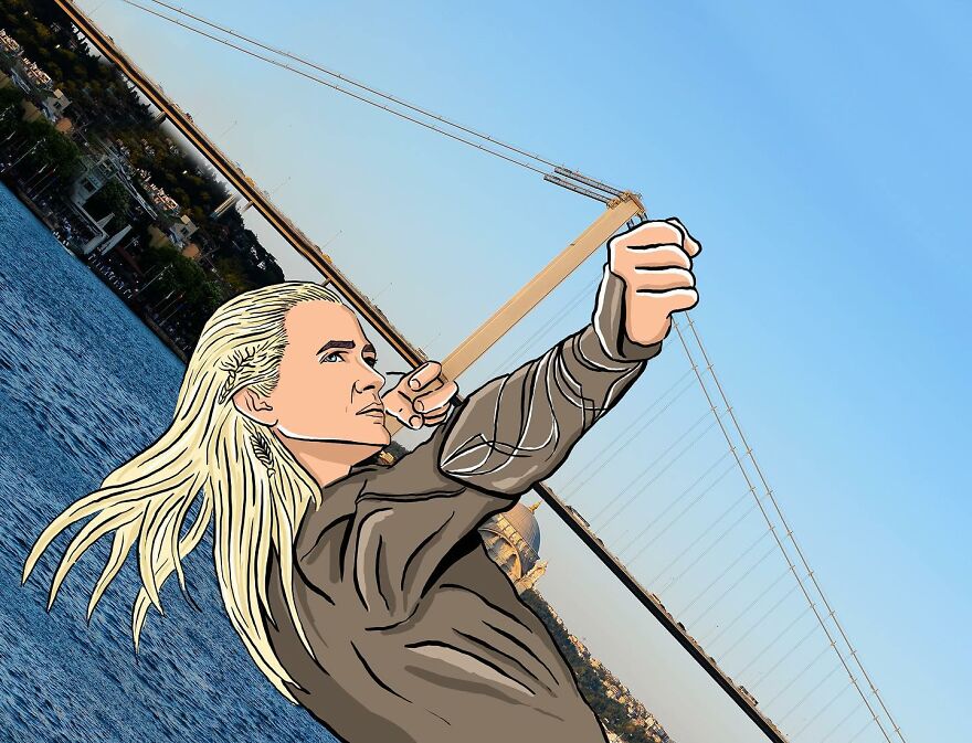 Artist Mixes Digital Illustrations With Real Monuments And The Result Is Incredible