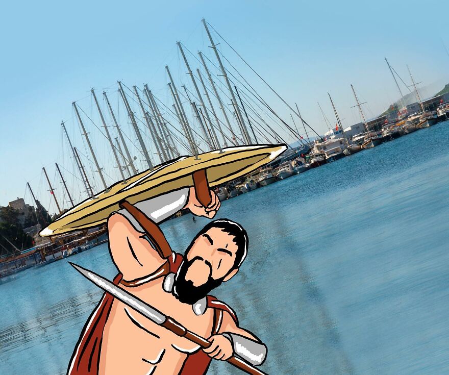 Artist Mixes Digital Illustrations With Real Monuments And The Result Is Incredible