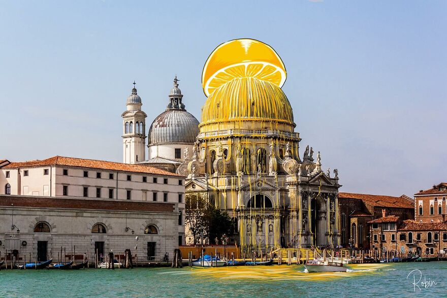 Artist Mixes Digital Illustrations With Real Monuments And The Result Is Incredible