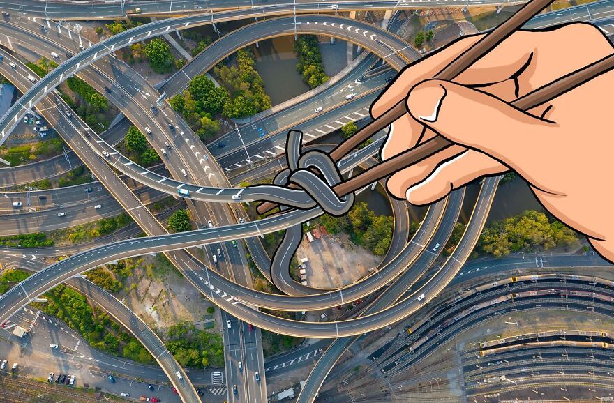 Artist Mixes Digital Illustrations With Real Monuments And The Result Is Incredible