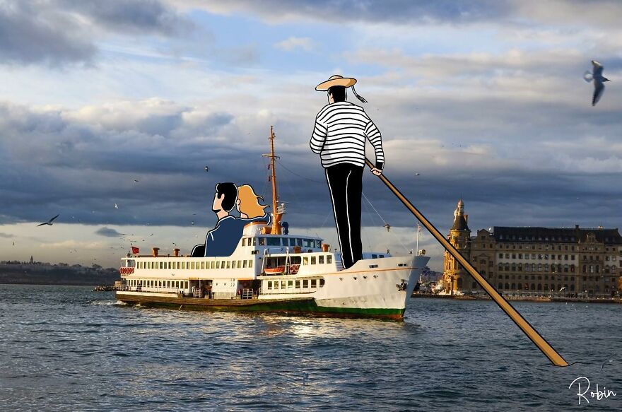 Artist Mixes Digital Illustrations With Real Monuments And The Result Is Incredible