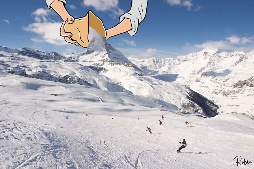 Artist Mixes Digital Illustrations With Real Monuments And The Result Is Incredible