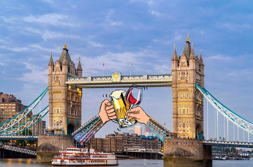 Artist Mixes Digital Illustrations With Real Monuments And The Result Is Incredible