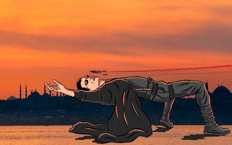 Artist Mixes Digital Illustrations With Real Monuments And The Result Is Incredible