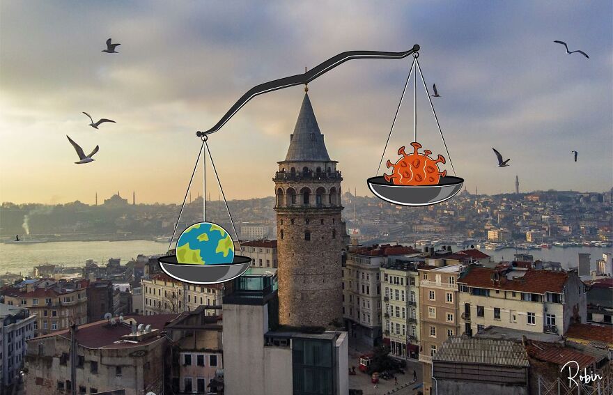 Artist Mixes Digital Illustrations With Real Monuments And The Result Is Incredible