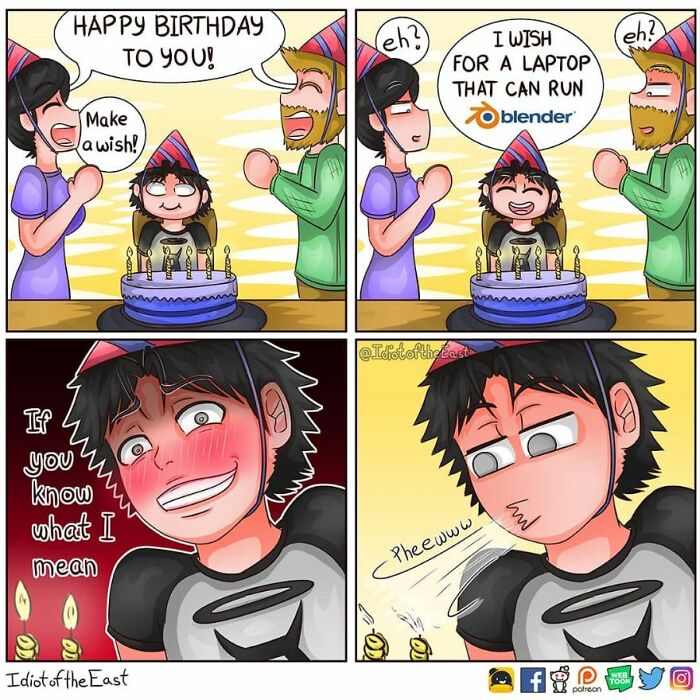 Artist Promises To Amuse You With His Stupid Comics