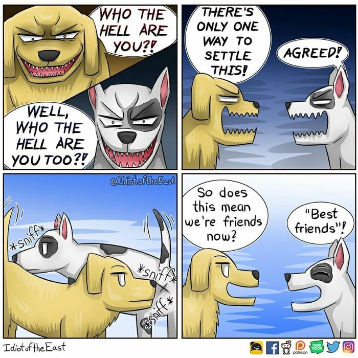 Artist Promises To Amuse You With His Stupid Comics