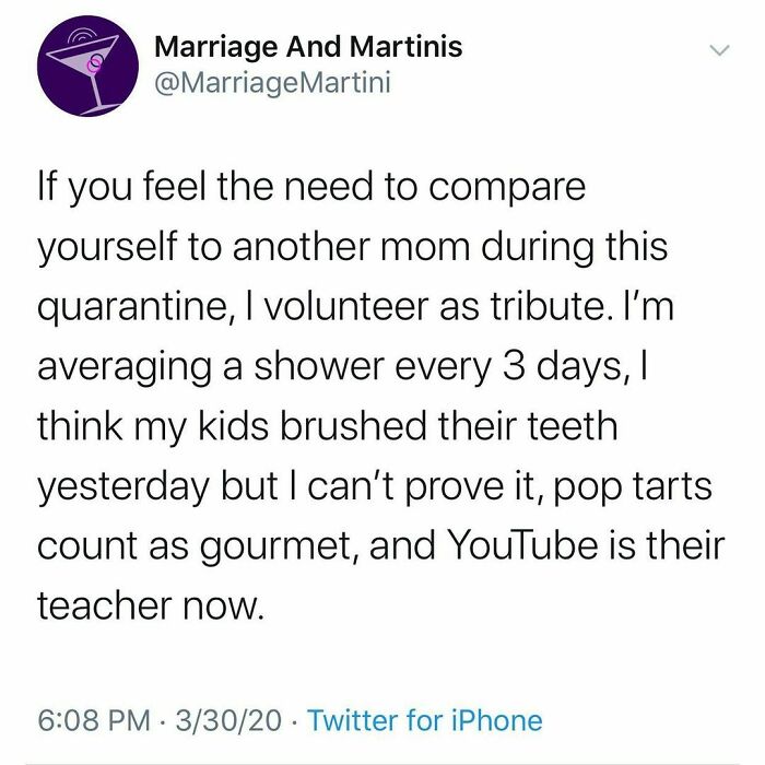 I Am The Only Mom On The Internet You Are Allowed To Compare Yourself To Until This Is Over....and Probably After That, Too.
•
•
•
•
#comparisonisthethiefofjoy #momlife #momsofig #momminainteasy #quarantinelife #beforgiving