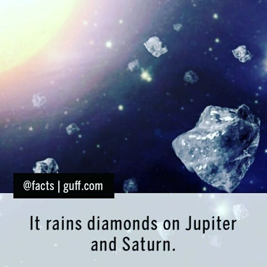 Subscribe To Our Weekly Newsletter — Link In The Bio! #facts #science #astonomy #jupiter #saturn #diamonds #space #hewenttojupiter