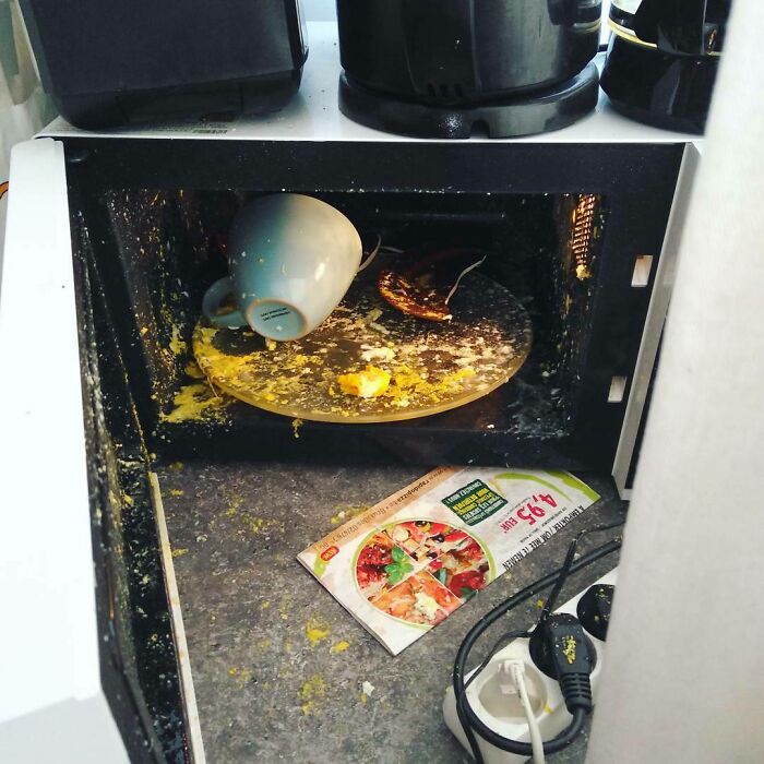 Memo To Myself: Microwave Poached Egg It Is A Damn Bad Idea