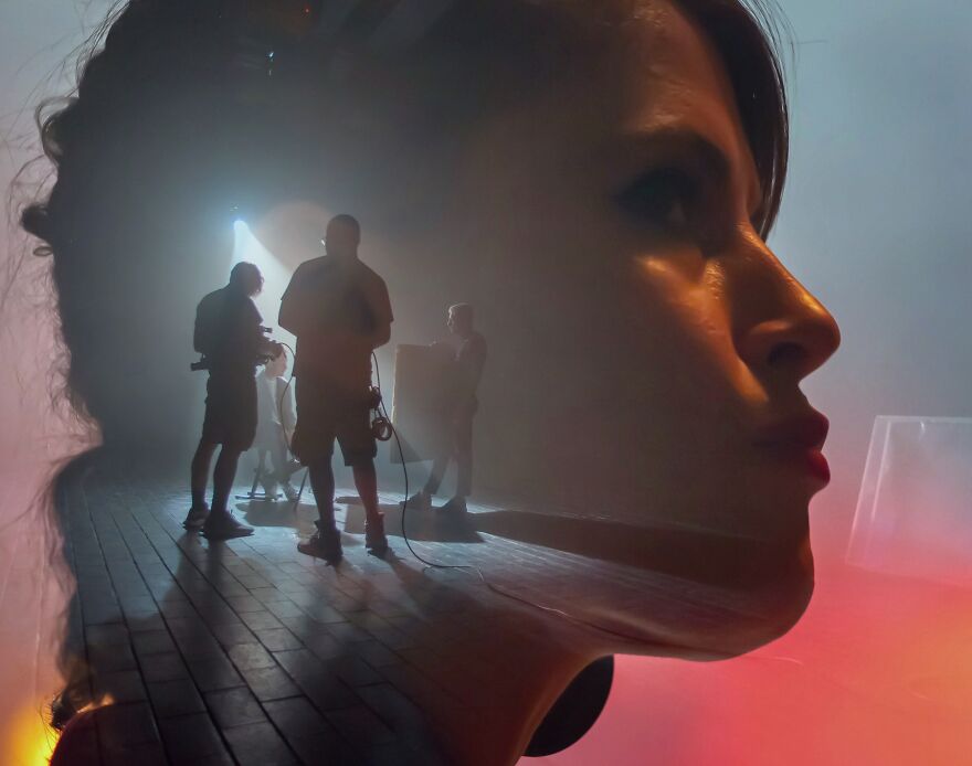 Behind The Scenes, Multi Exposure. Behind The Scenes, Multi Exposure.