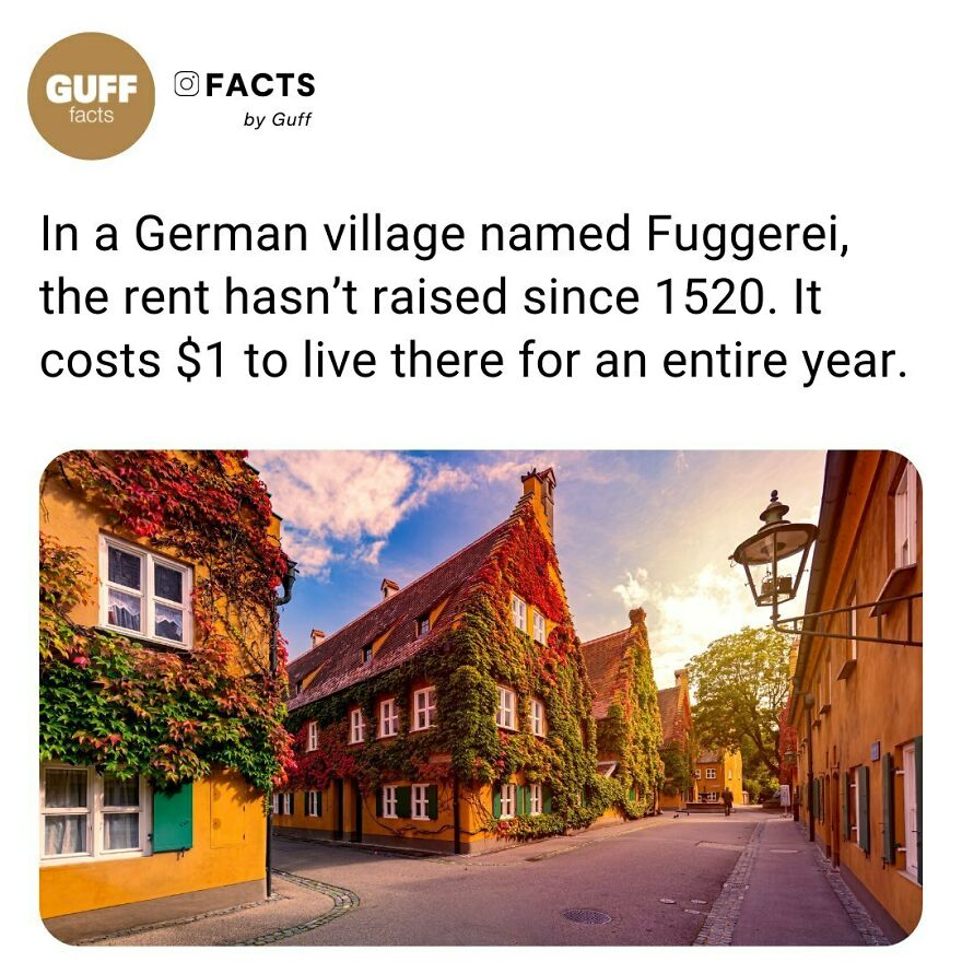 🇩🇪 When Fuggerei Was Established By A Wealthy Banker, Jakob Fugger The Rich, In 1520, He Intended For It To Become A Housing Complex Open To The Needy And Poor Living Nearby In Augsburg, Germany. That Tradition Continues Today, With The Only Other Requirements For Living In The Complex Being A Demonstrated Faith In The Catholic Church, And A Proven Residency In Augsburg For At Least Two Years.⁠
⁠
_____⁠
⁠
💸 Jakob The Rich Set Up A Charitable Trust In Order To Bankroll The Fuggerei, A Trust That Still Finances The Village. Although, The Wall Street Journal Notes It Only Sees Returns Of About 0.5% To 2% Each Year. Tourists Also Bring In Some Money For The Village, As Visitors Are Welcome To Tour The Neighborhood For Themselves With The Purchase Of A €4 Euro Ticket, As Long As They Demonstrate Respect For The Town And Its Residents. ⁠
and Although Visitors Are Not Allowed To Enter Any Of The 50- To 700-Square-Foot Residences Currently Occupied, The Fuggerei Maintains A Model Unit So Visitors Can Get A Feel For The Homes That Have Provided Solace For 495 Years.⁠
⁠
_____⁠
⁠
source: Link In Our Bio. 🔗