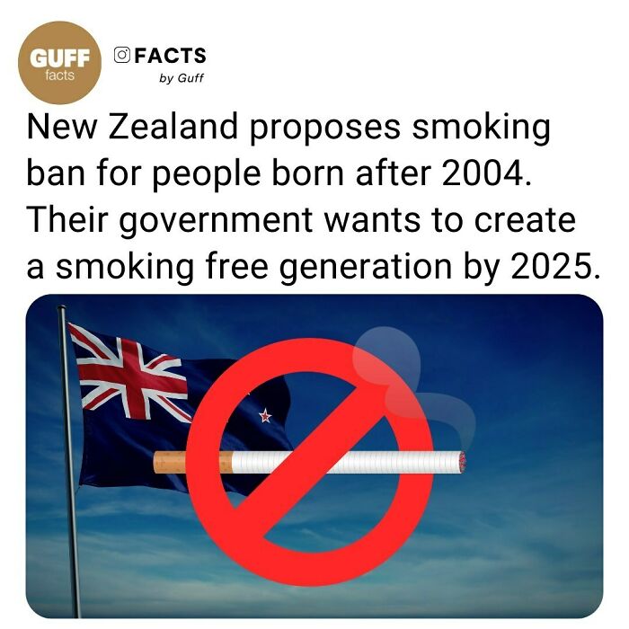 New Zealand plans smoking ban for those born after 2004 aiming for a smoke-free generation by 2025 facts about our world