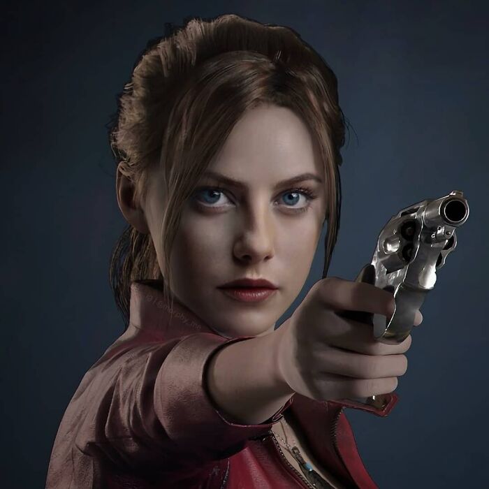 Kaya Scodelario & Claire Redfield