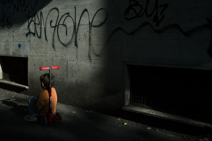 Day 166: I Love Street Photography. Sometimes You Walk For Hours And You Can’t Find Anything To Photograph, Sometimes You Just Walk Around The Corner And You Find A Good Scene, A Gift, A Treasure. It’s Pure Magic. It’s Exciting