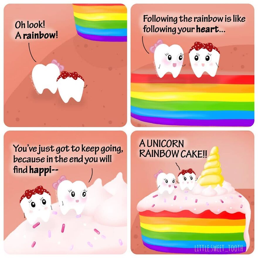 Dentist Uses His Free Time To Create Comics About His Profession And They Are Very Cute