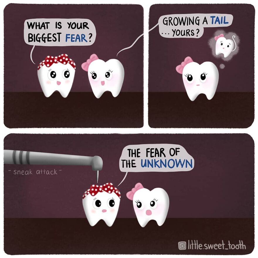 Dentist Uses His Free Time To Create Comics About His Profession And They Are Very Cute
