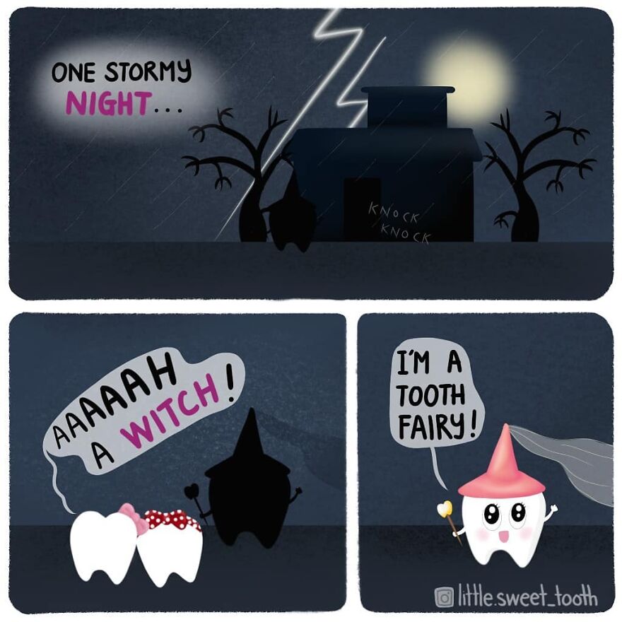 Dentist Uses His Free Time To Create Comics About His Profession And They Are Very Cute