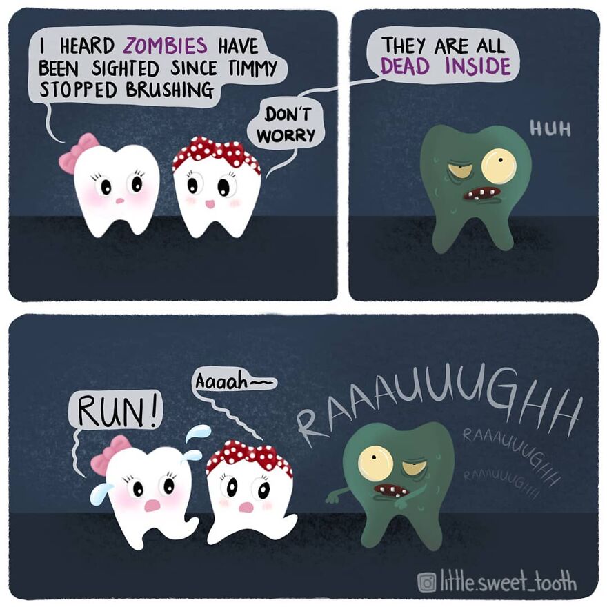 Dentist Uses His Free Time To Create Comics About His Profession And They Are Very Cute
