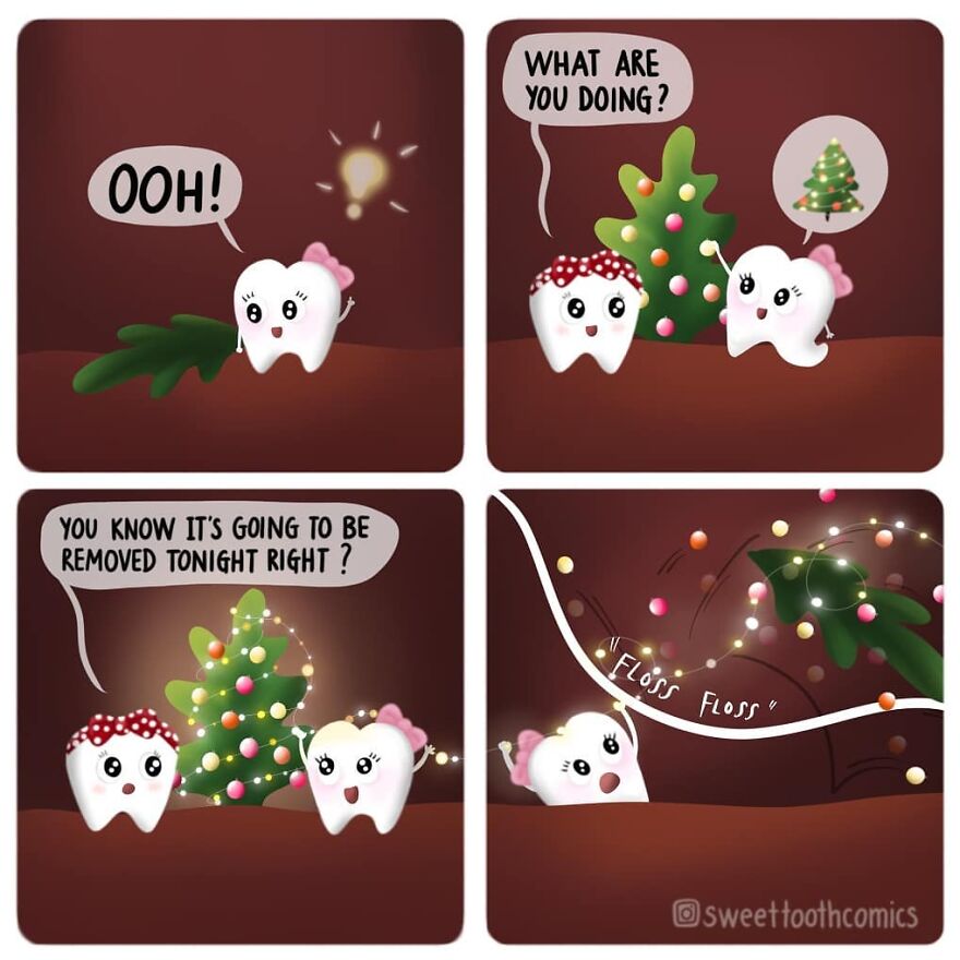 Dentist Uses His Free Time To Create Comics About His Profession And They Are Very Cute