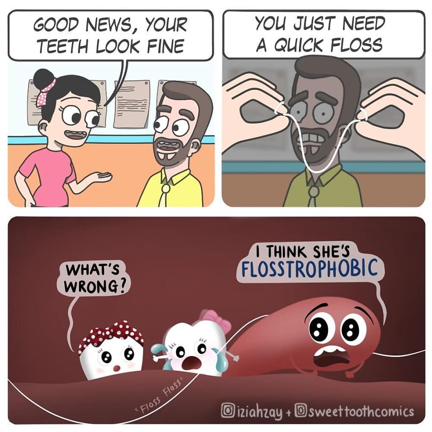 Dentist Uses His Free Time To Create Comics About His Profession And They Are Very Cute