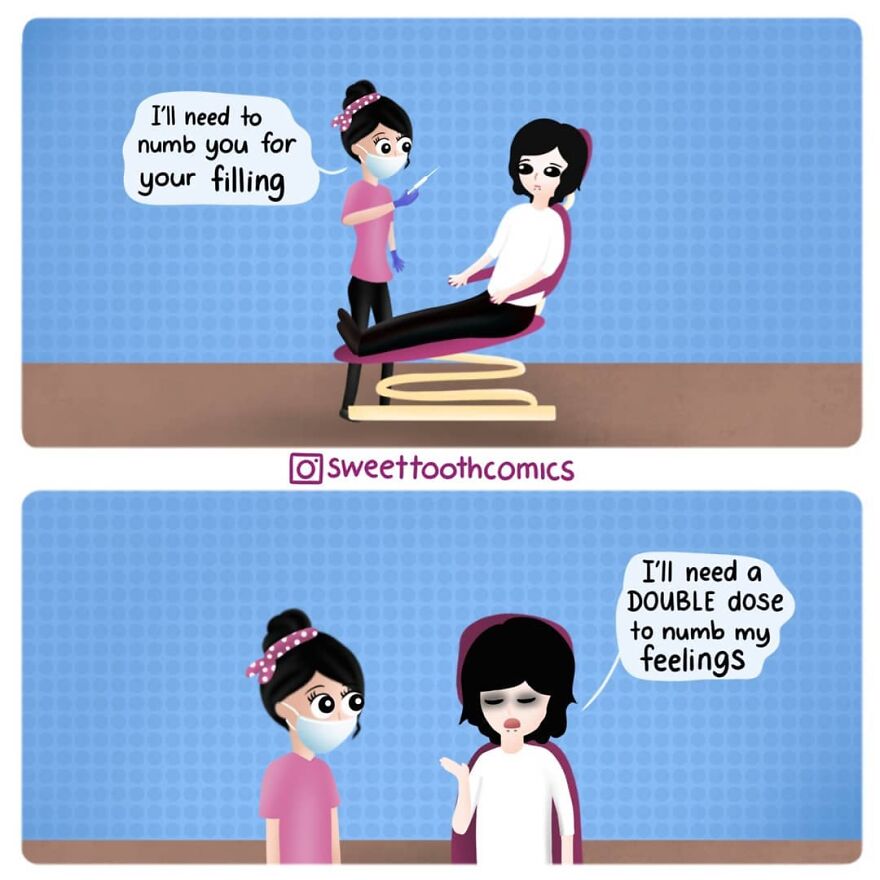 Dentist Uses His Free Time To Create Comics About His Profession And They Are Very Cute