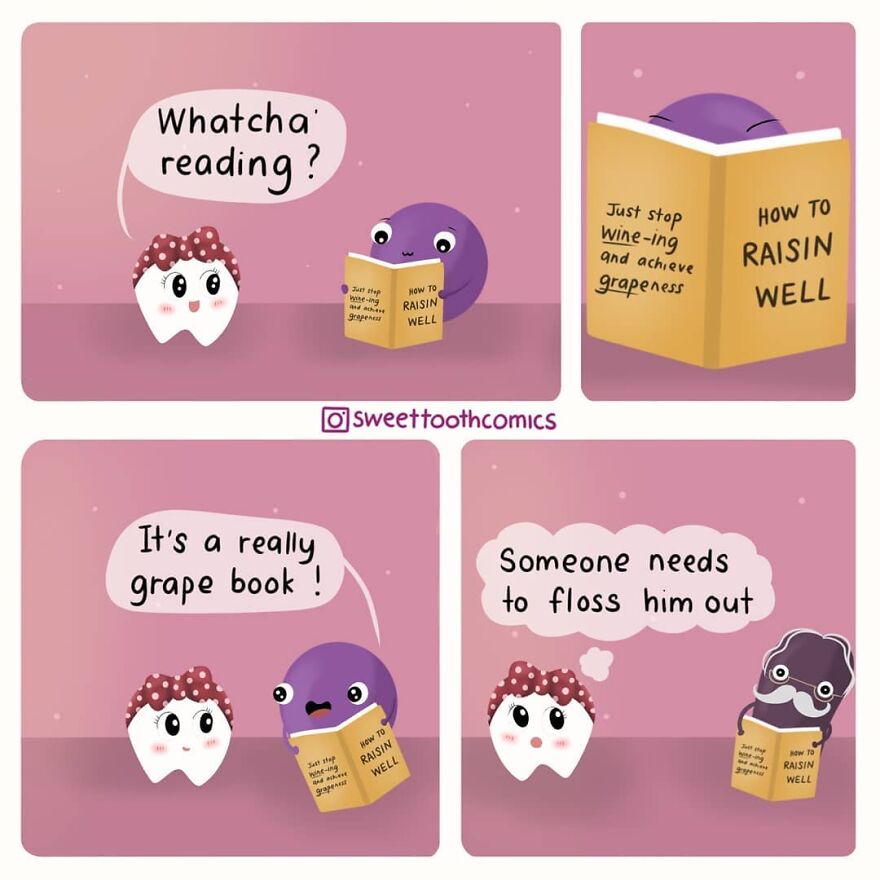 Dentist Uses His Free Time To Create Comics About His Profession And They Are Very Cute