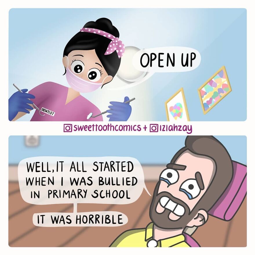 Dentist Uses His Free Time To Create Comics About His Profession And They Are Very Cute