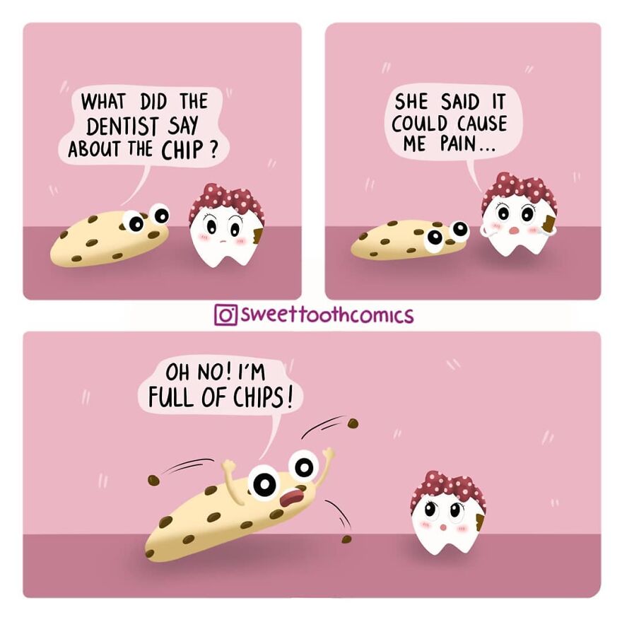 Dentist Uses His Free Time To Create Comics About His Profession And They Are Very Cute