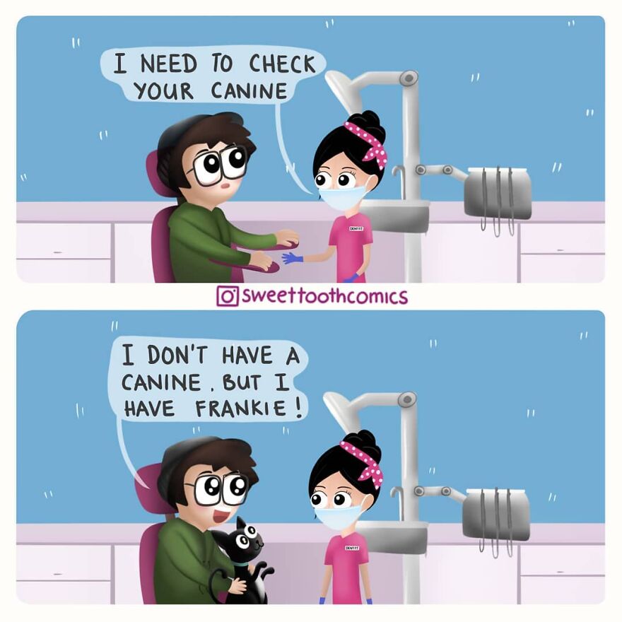 Dentist Uses His Free Time To Create Comics About His Profession And They Are Very Cute