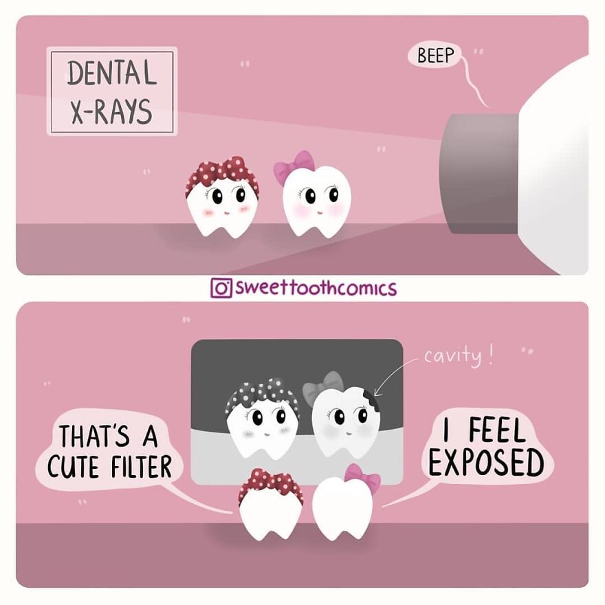 Dentist Uses His Free Time To Create Comics About His Profession And They Are Very Cute