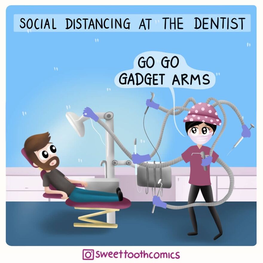 Dentist Uses His Free Time To Create Comics About His Profession And They Are Very Cute