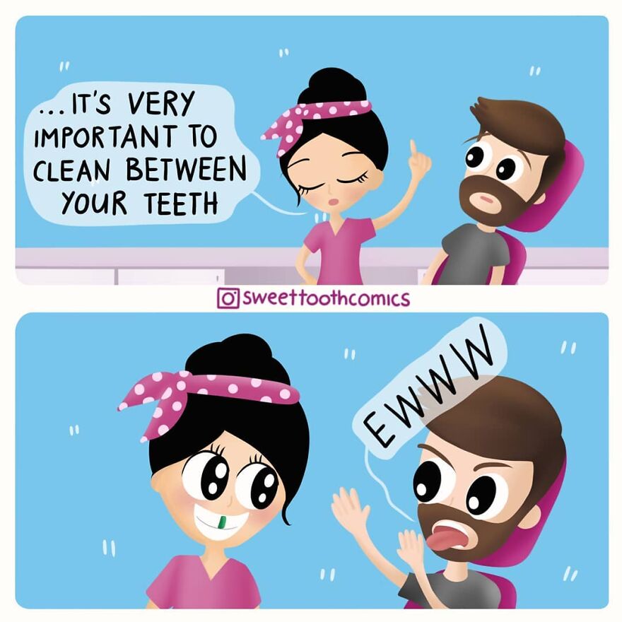 Dentist Uses His Free Time To Create Comics About His Profession And They Are Very Cute