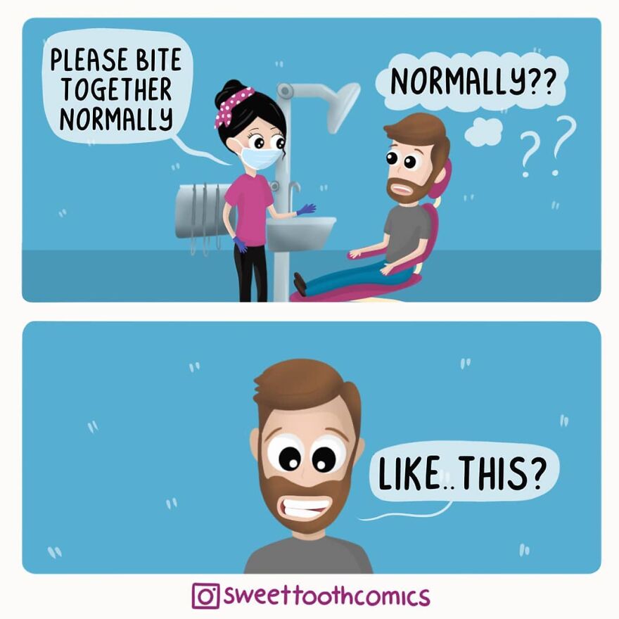 Dentist Uses His Free Time To Create Comics About His Profession And They Are Very Cute