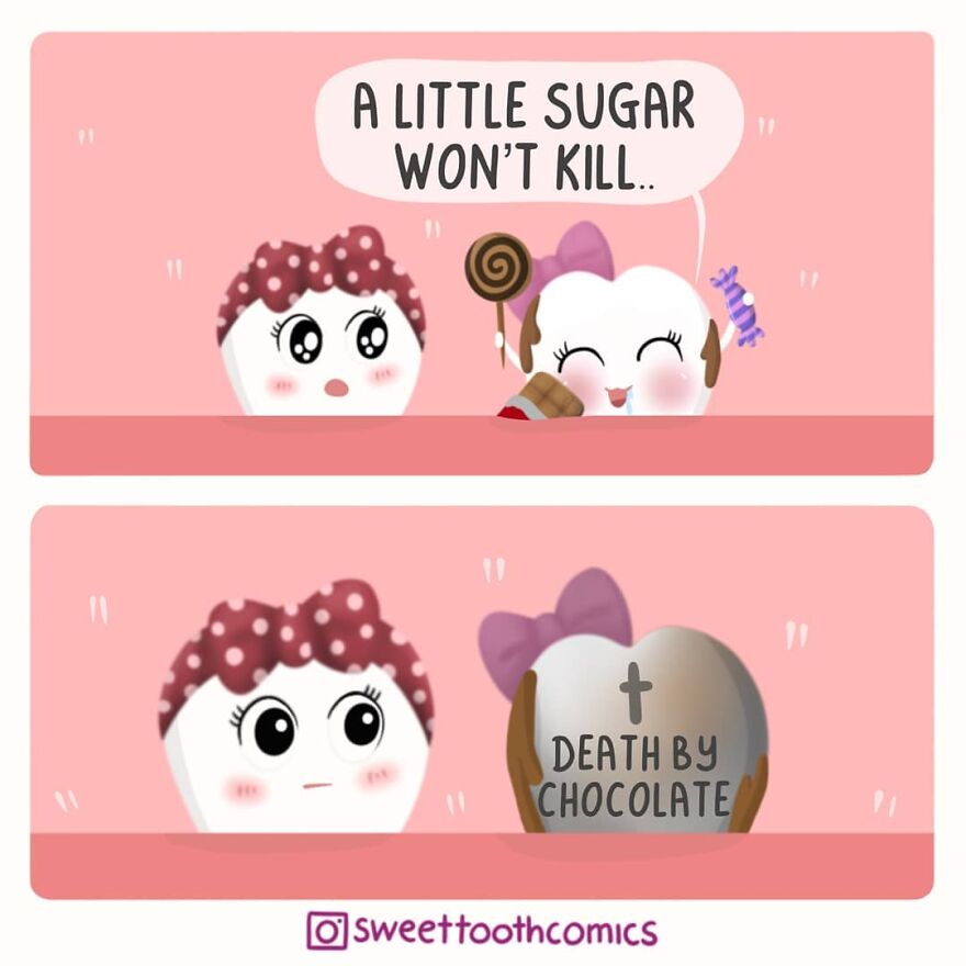 Dentist Uses His Free Time To Create Comics About His Profession And They Are Very Cute