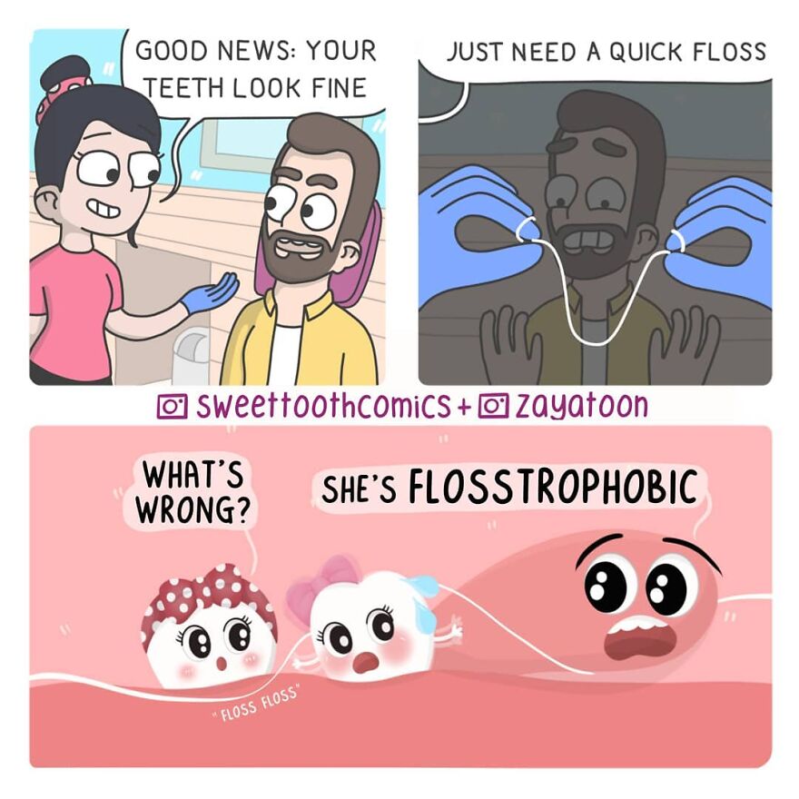 Dentist Uses His Free Time To Create Comics About His Profession And They Are Very Cute