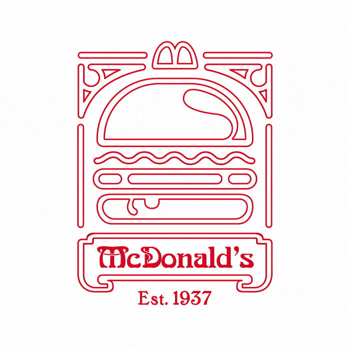 These Designers Remade Iconic Logos In Different Styles, And Here Are The Results