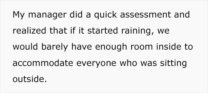 &ldquo;A Cosmo In One Hand And Filet Mignon In Another&rdquo;: Rude Karen Won&rsquo;t Listen To Waiter&rsquo;s Warning About Rain, Loses The Table For The Whole Group