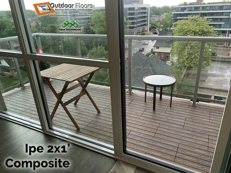 I Transform Boring Balconies Into Inviting Living Spaces With Composite Deck Tiles