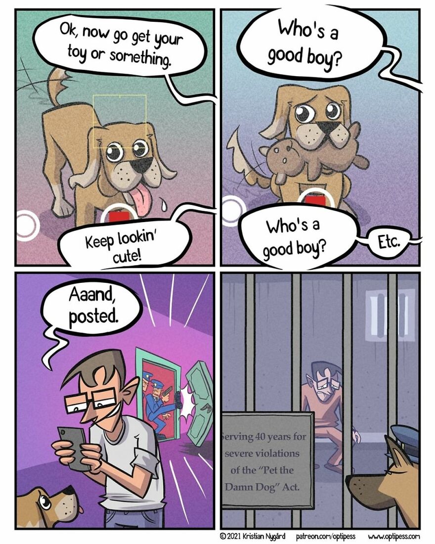 Enjoy Comics With Twisted Endings By Kristian Nygård