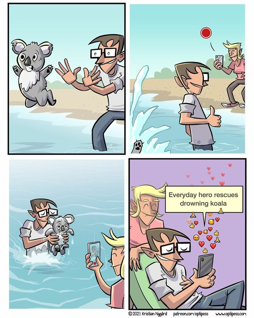 Enjoy Comics With Twisted Endings By Kristian Nygård