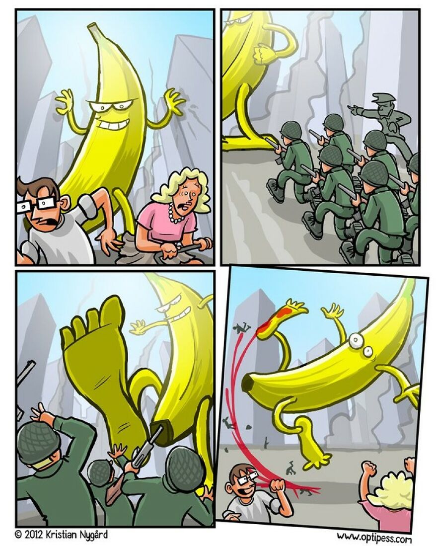 Enjoy Comics With Twisted Endings By Kristian Nygård