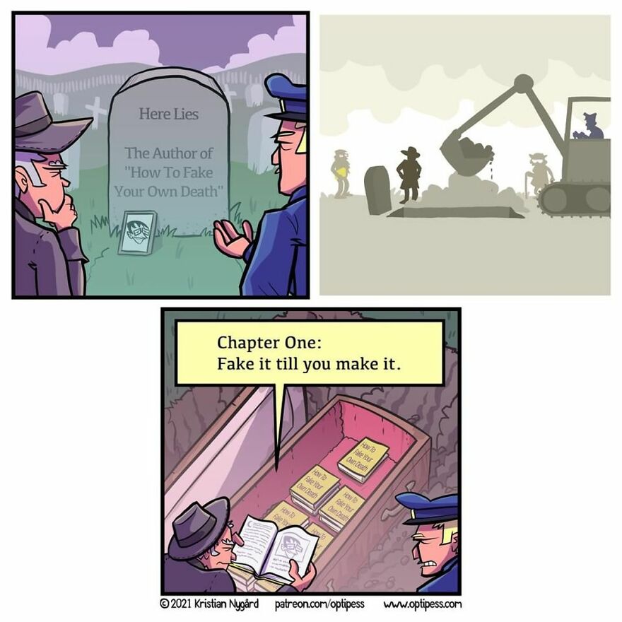 Enjoy Comics With Twisted Endings By Kristian Nygård